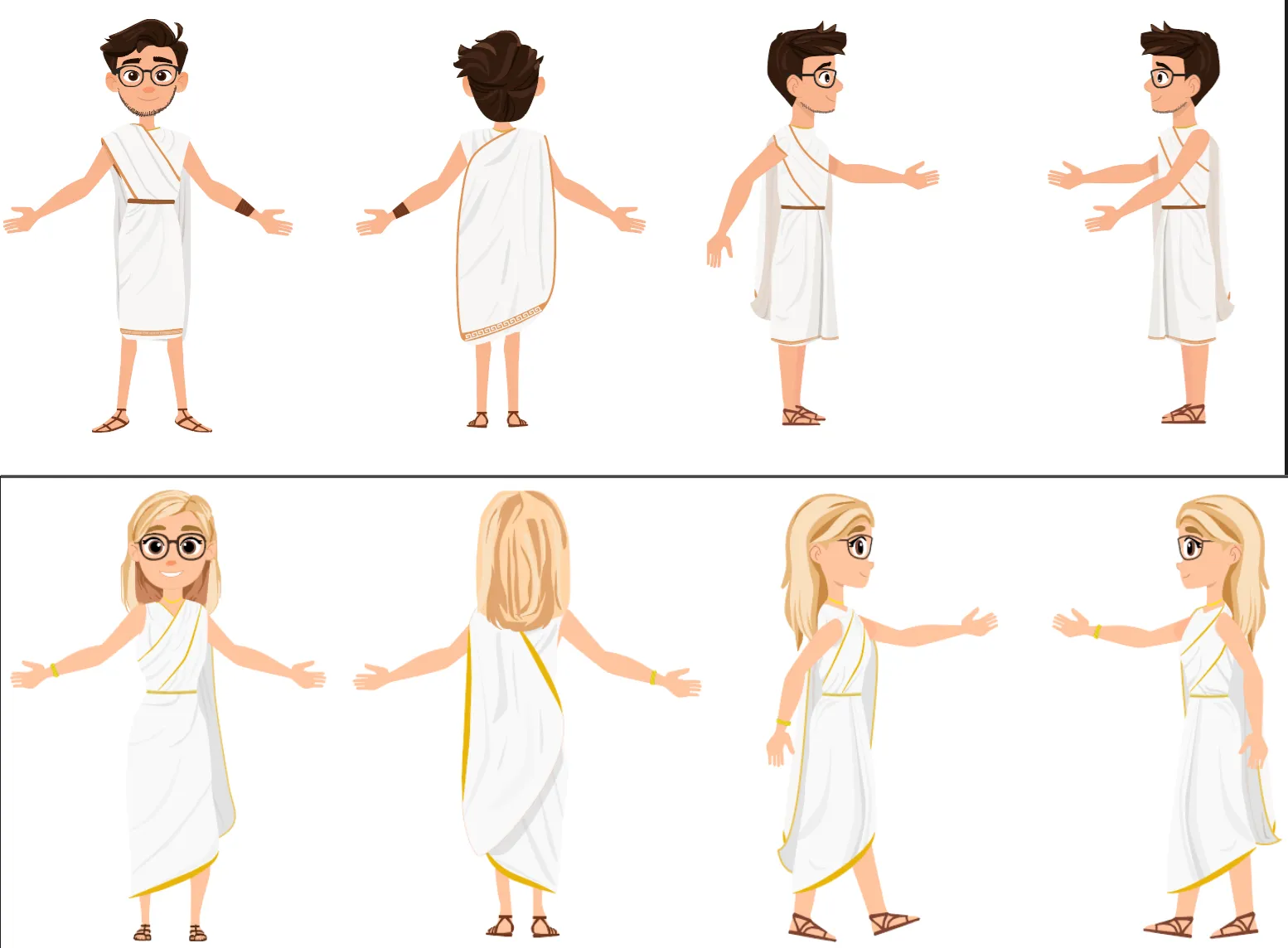 Characters Illustrations