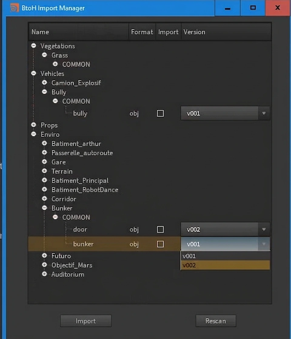 Houdini Import